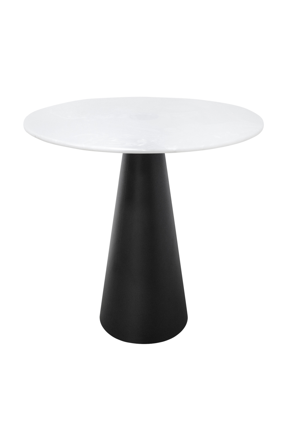 White Marble Pedestal Dining Table | Versmissen Cone | Oroa.com