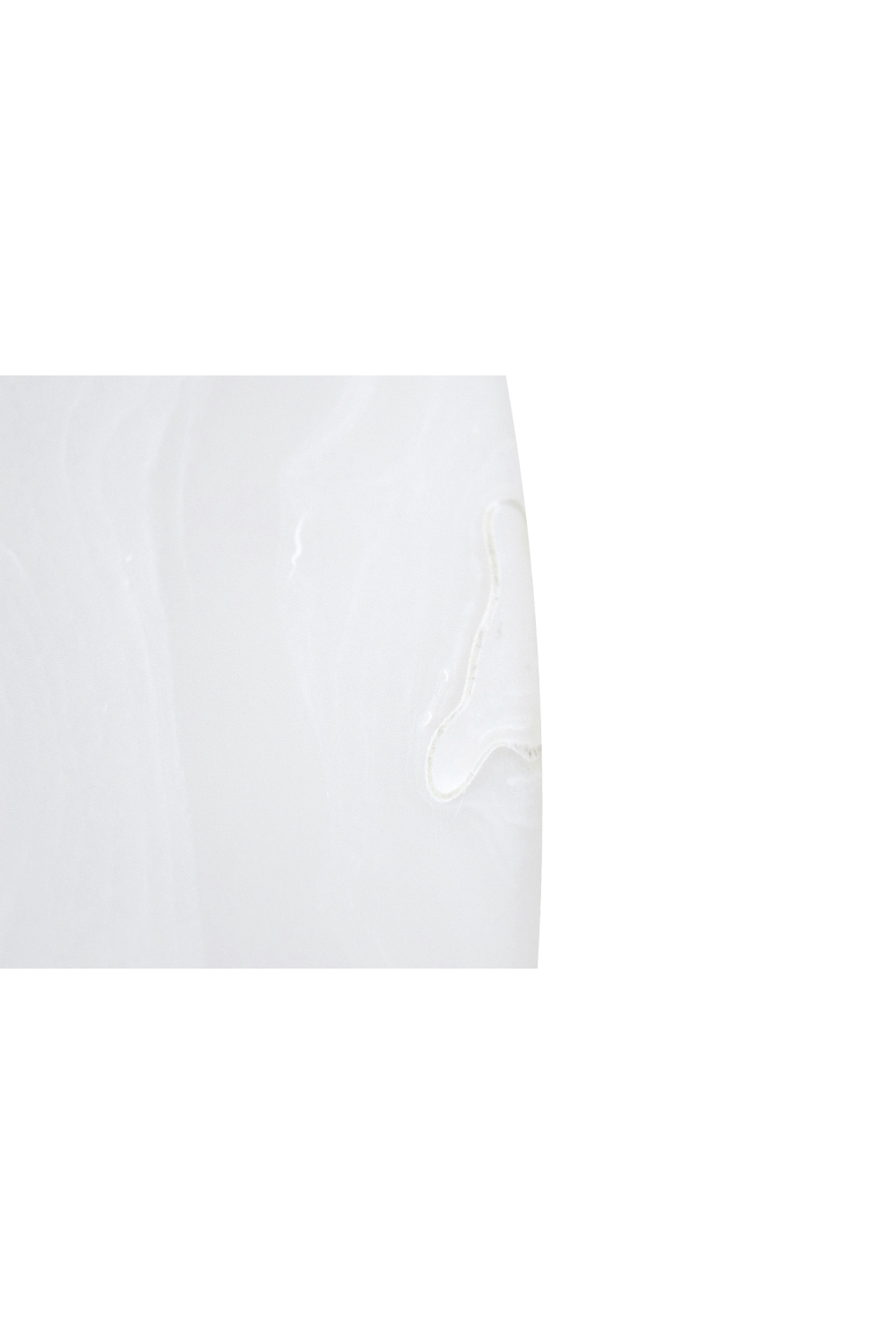 White Marble Pedestal Dining Table | Versmissen Cone | Oroa.com