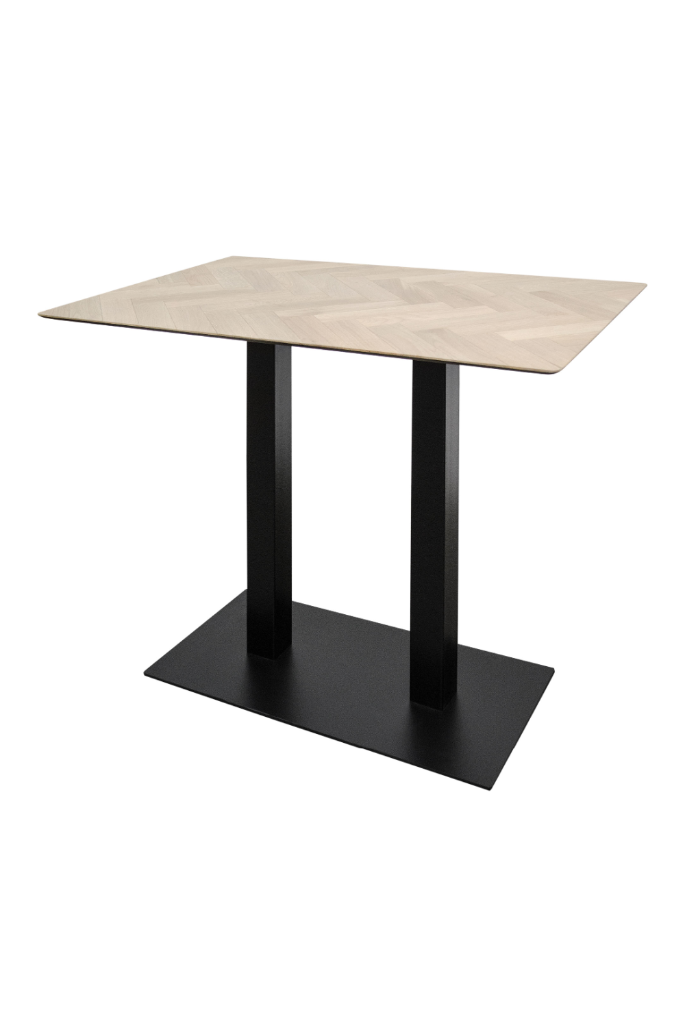 Natural Oak Bar Table | Versmissen Herringbone | Oroa.com