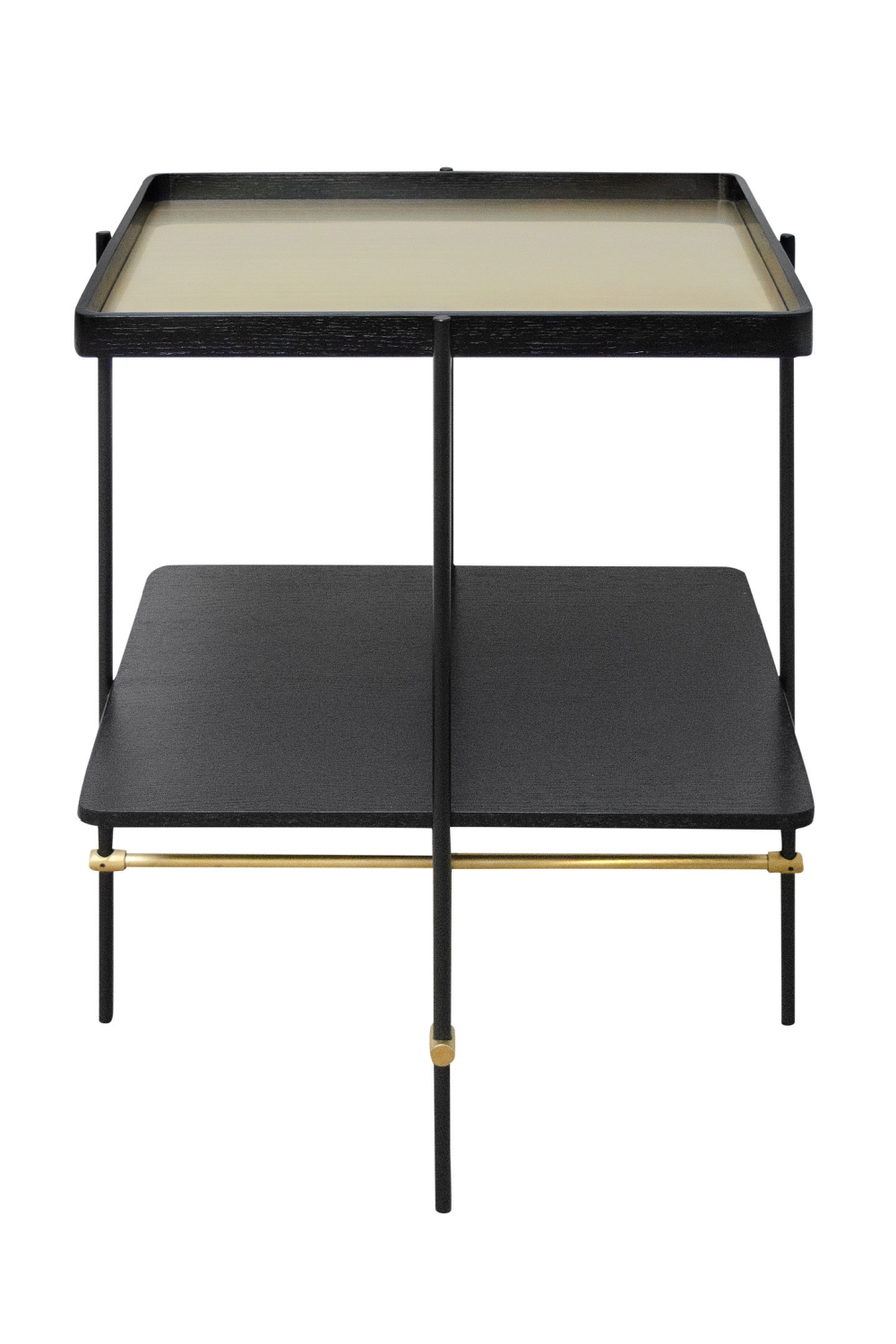 Black 2-Layer Occasional Table | Versmissen Highline | Oroa.com
