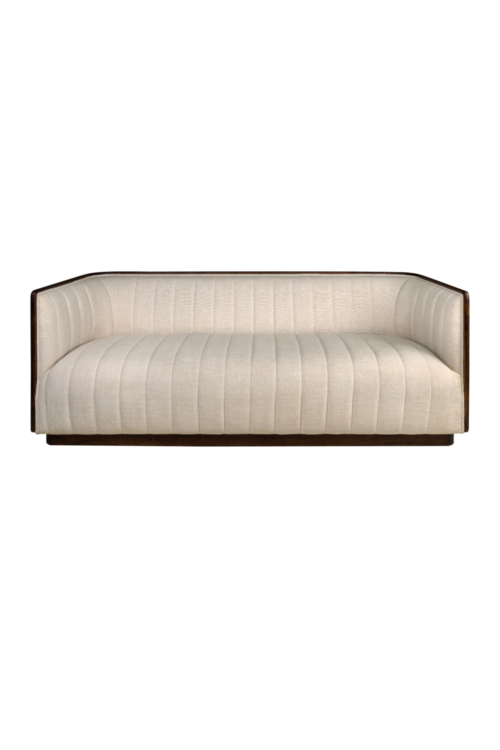 Beige Channeled Sofa | Versmissen Isabel | Oroa.com