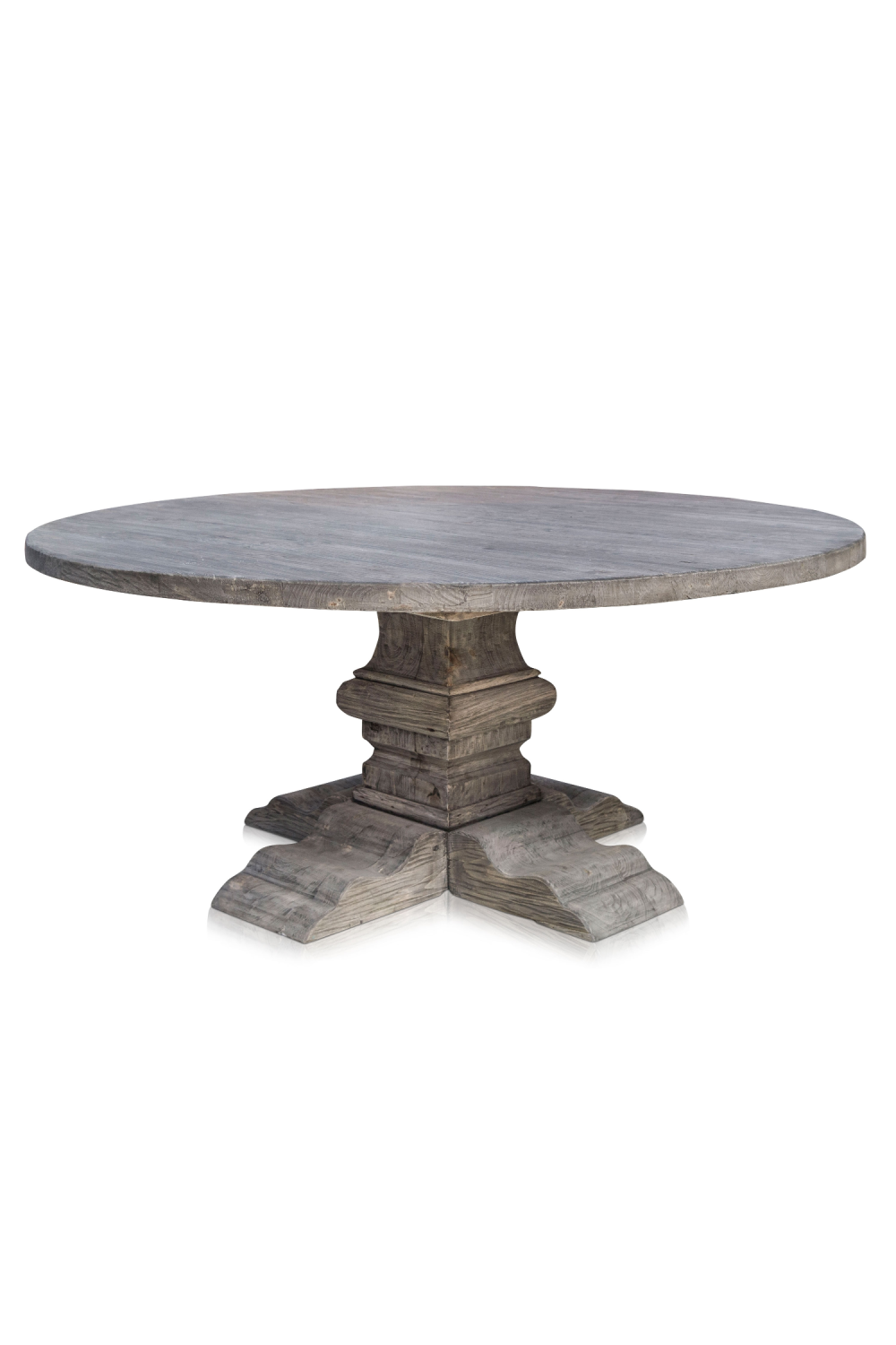 Gray Round Dining Table | Versmissen Column | Oroa.com