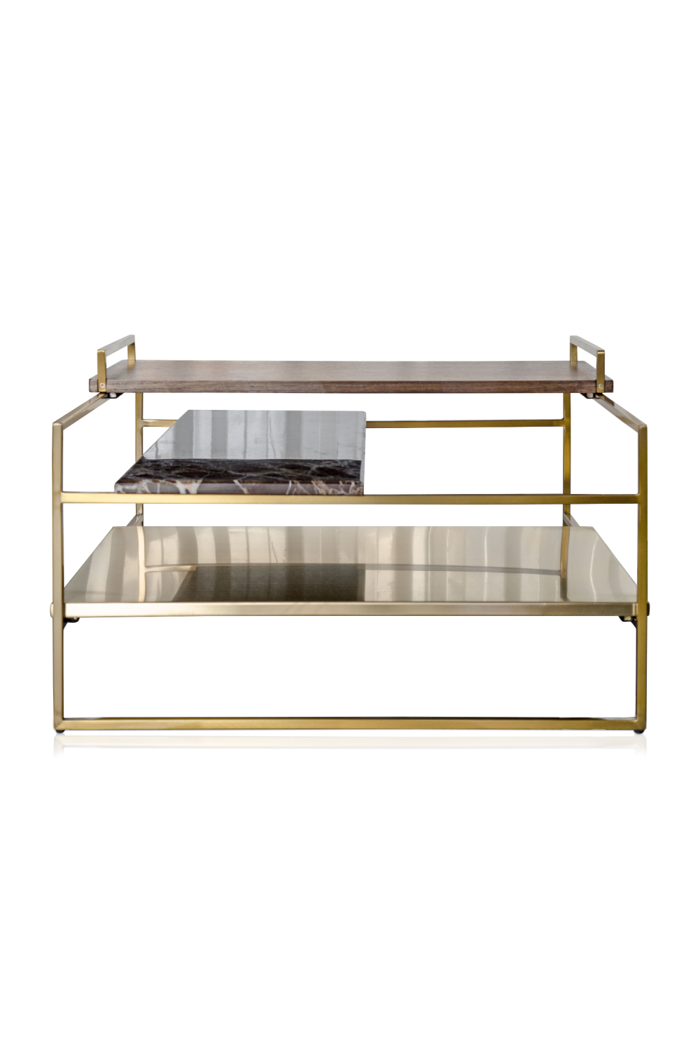 Multi-layered Gold Coffee Table | Versmissen Architect | Oroa.com