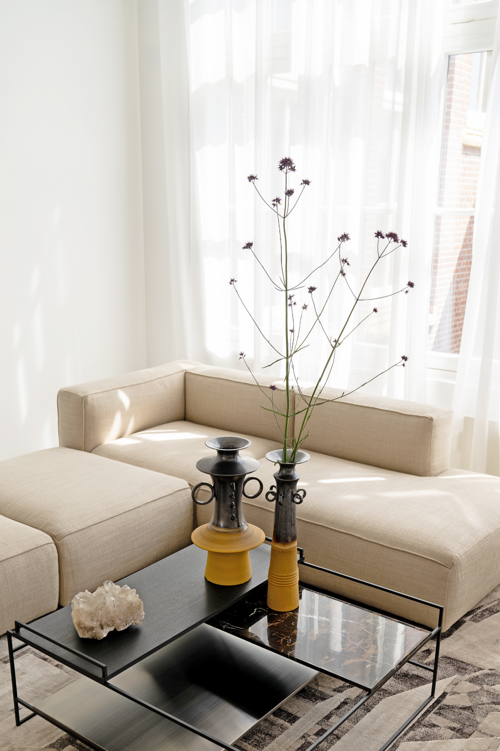 Multi-layered Black Coffee Table | Versmissen Architect | Oroa.com