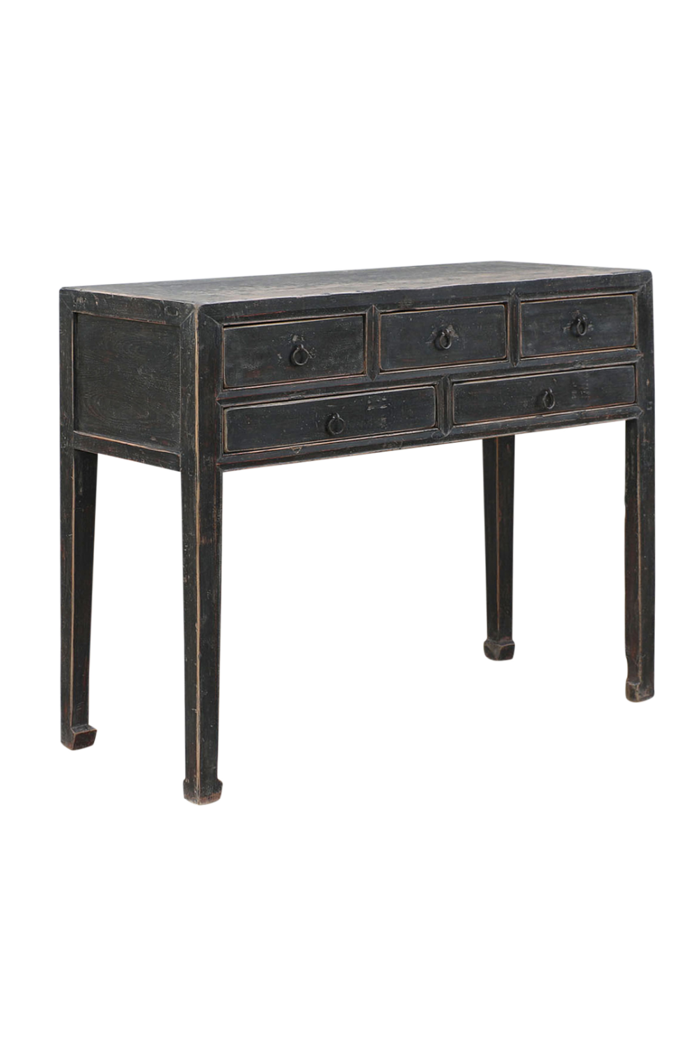 Rustic 5-Drawer Console Table | Versmissen | Oroa.com