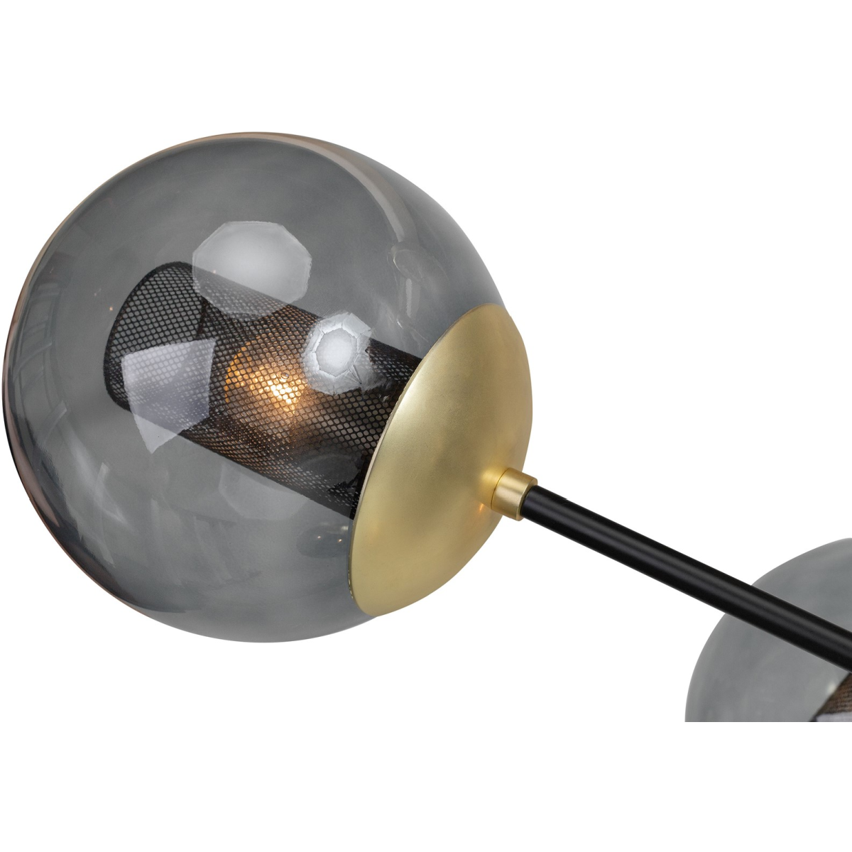 Smoked Glass Hanging Lamp L | Versmissen Orbit | Oroa.com