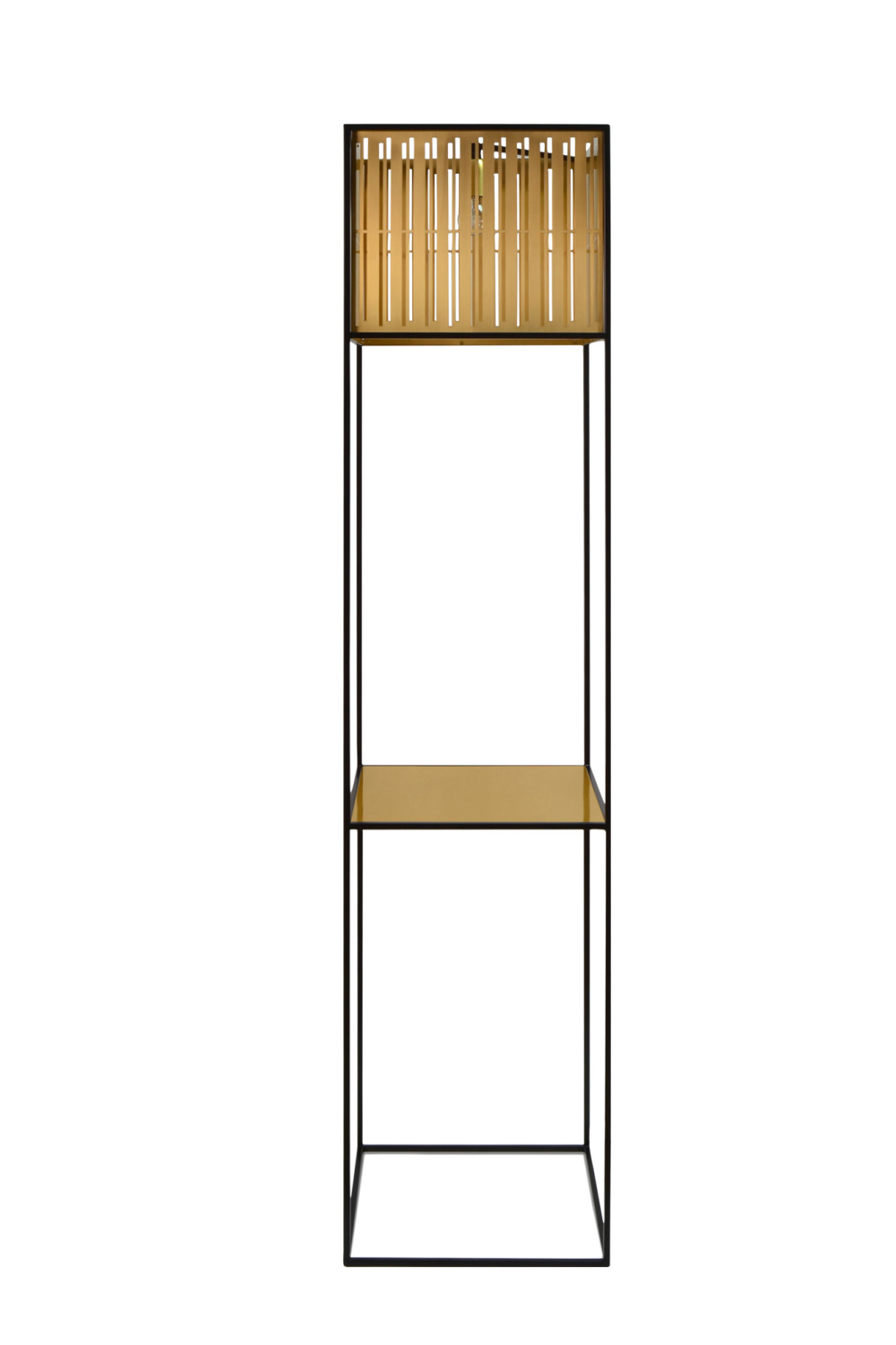 Steel Framed Brass Floor Lamp | Versmissen Oriente | Oroa.com