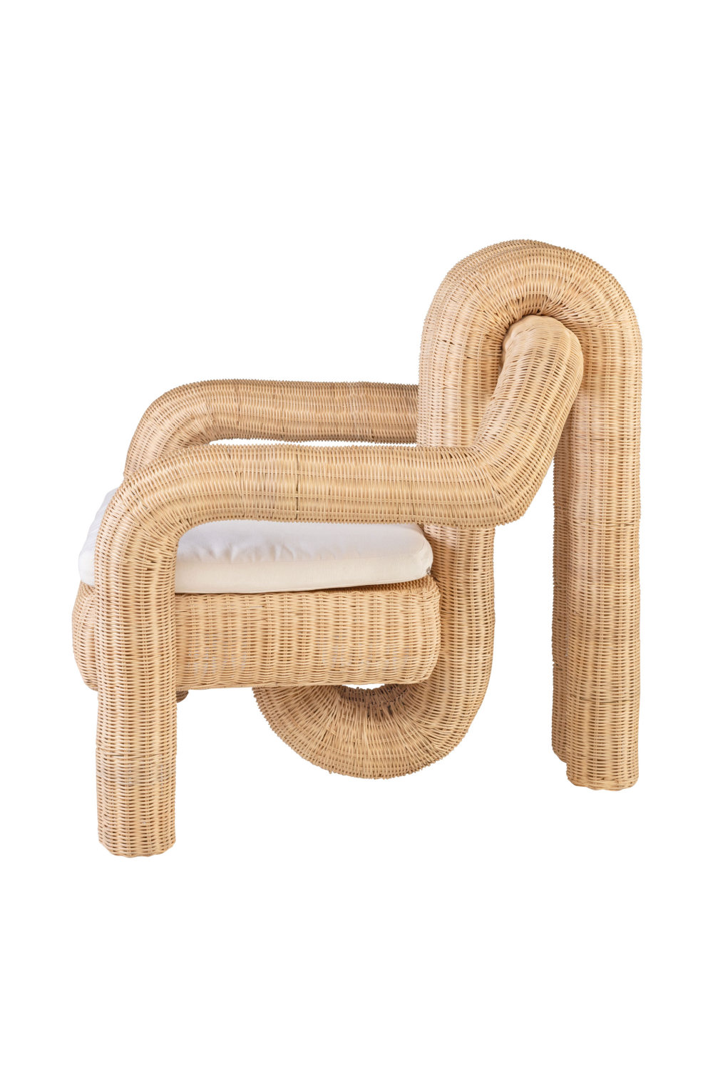 Sculptural Rattan Accent Chair | Versmissen Pompidou | Oroa.com