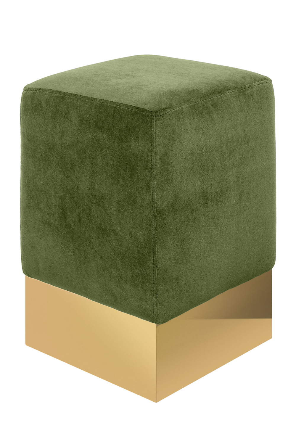 Square Velvet Modern Stool | Versmissen Stella | Oroatrade.com