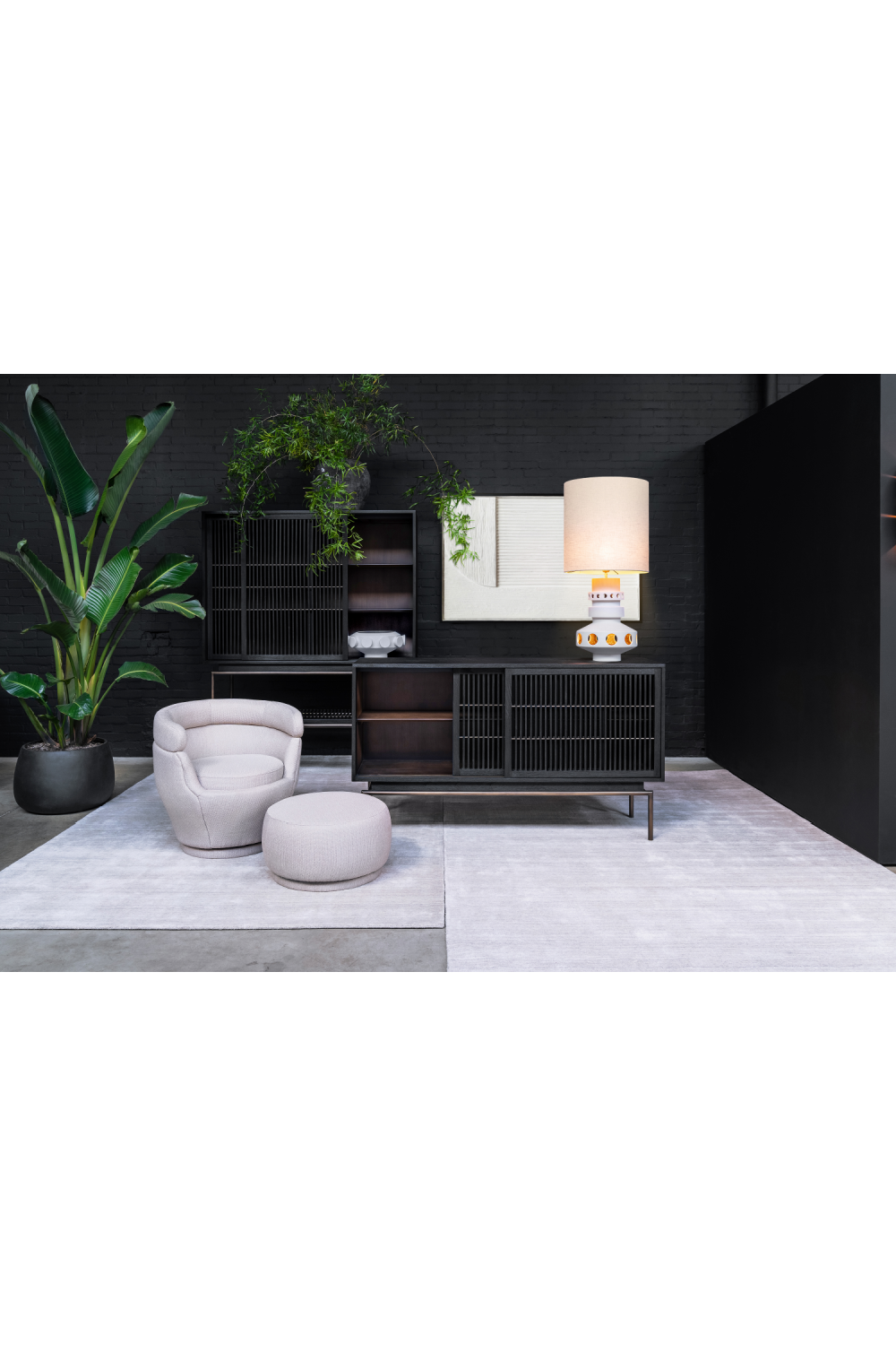 Black Mindi Wood Sideboard | Versmissen Tellem | Oroa.com