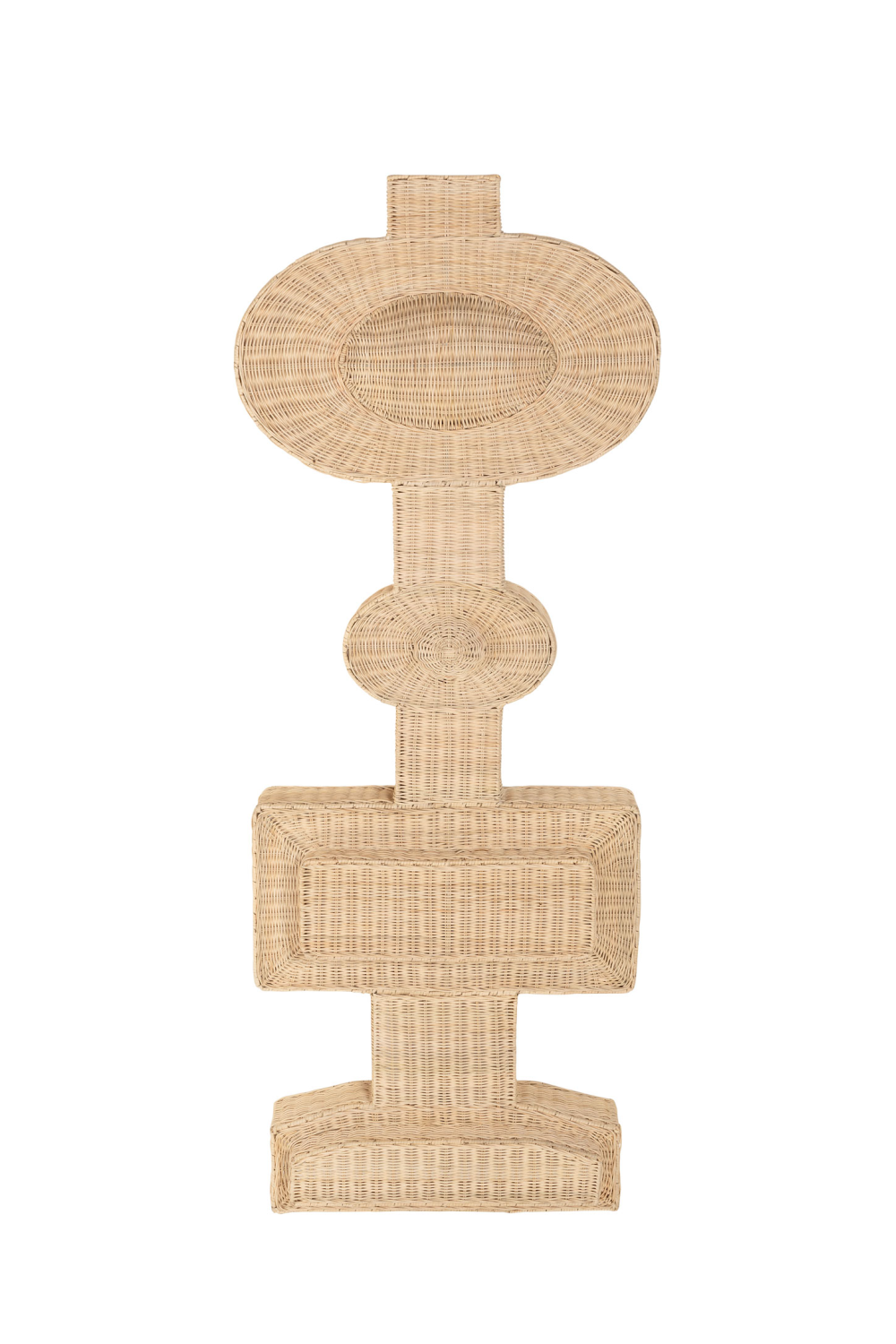 Geometrical Rattan Wall Lamp | Versmissen Totem | Oroa.com