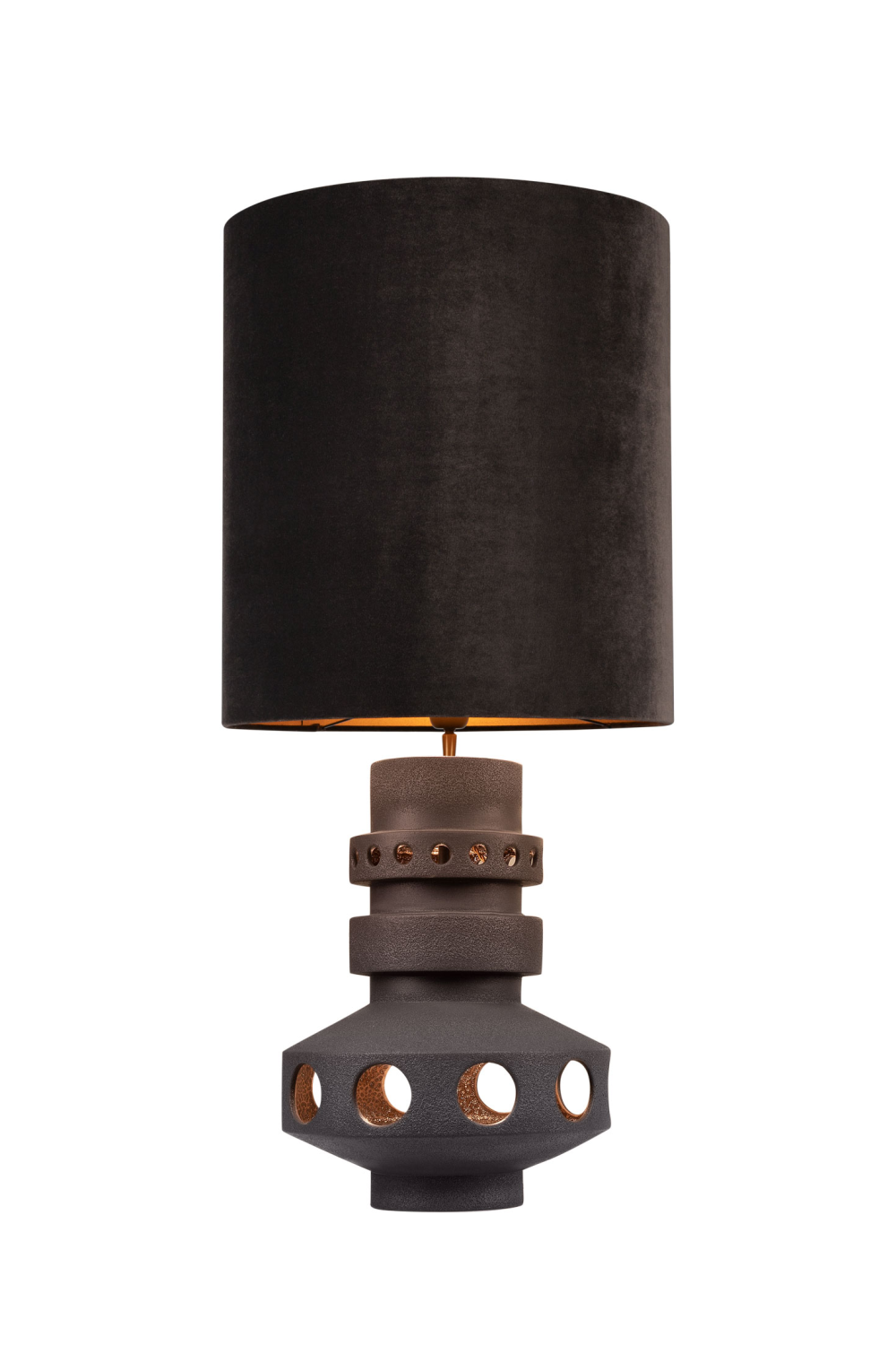 Black Earthenware Table Lamp | Versmissen Unfo | Oroa.com