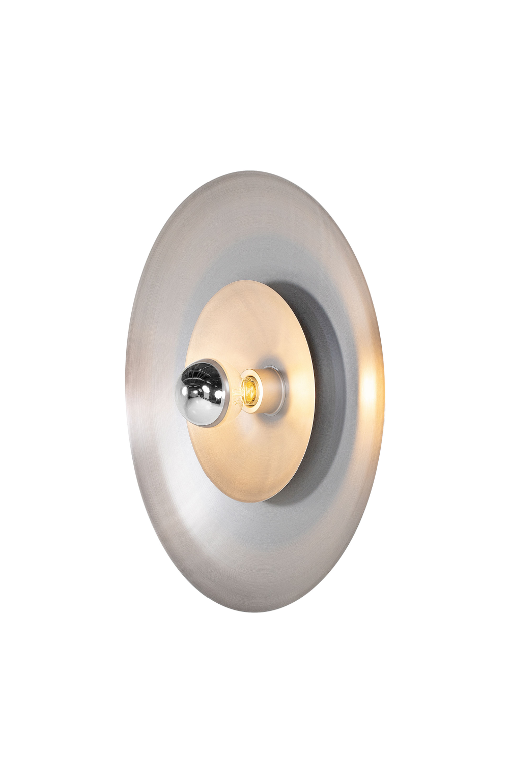 Circular Brass Wall Lamp S | Versmissen Zenith | Oroa.com