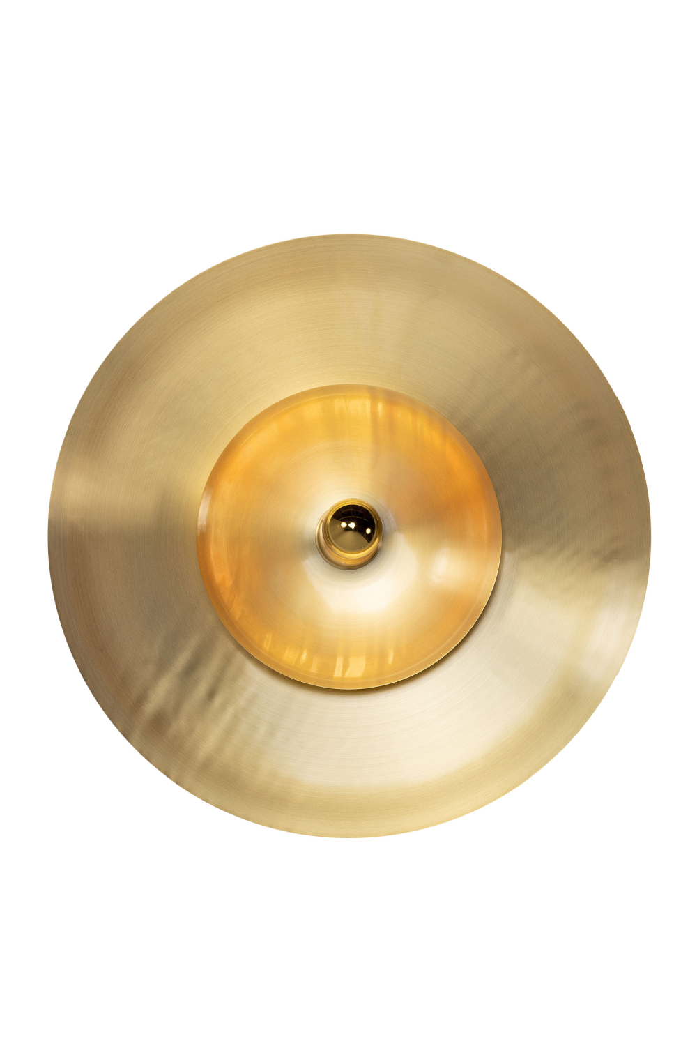 Circular Brass Wall Lamp L | Versmissen Zenith | Oroa.com