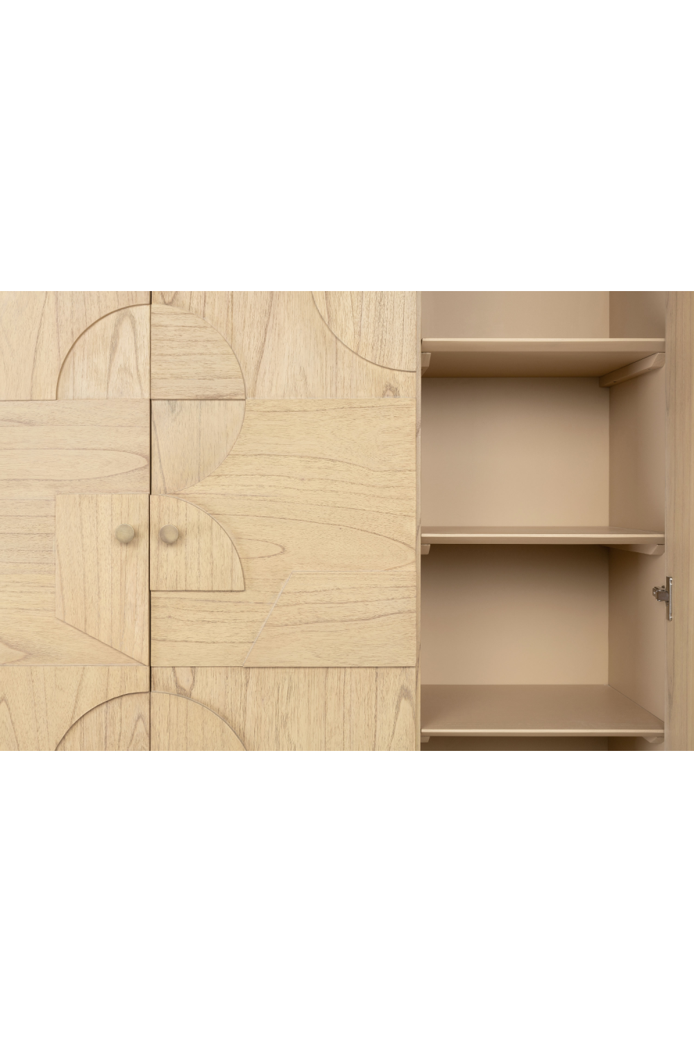 Geometrical Patterned Wooden Cabinet | Versmissen Zulgo | Oroa.com