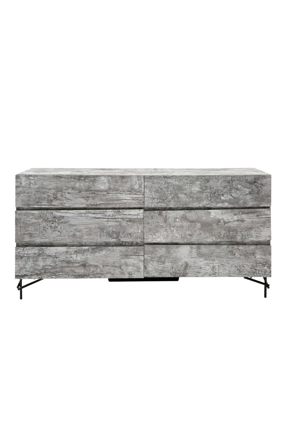 Gray Wooden 6-Drawer Dresser | Oroa.com