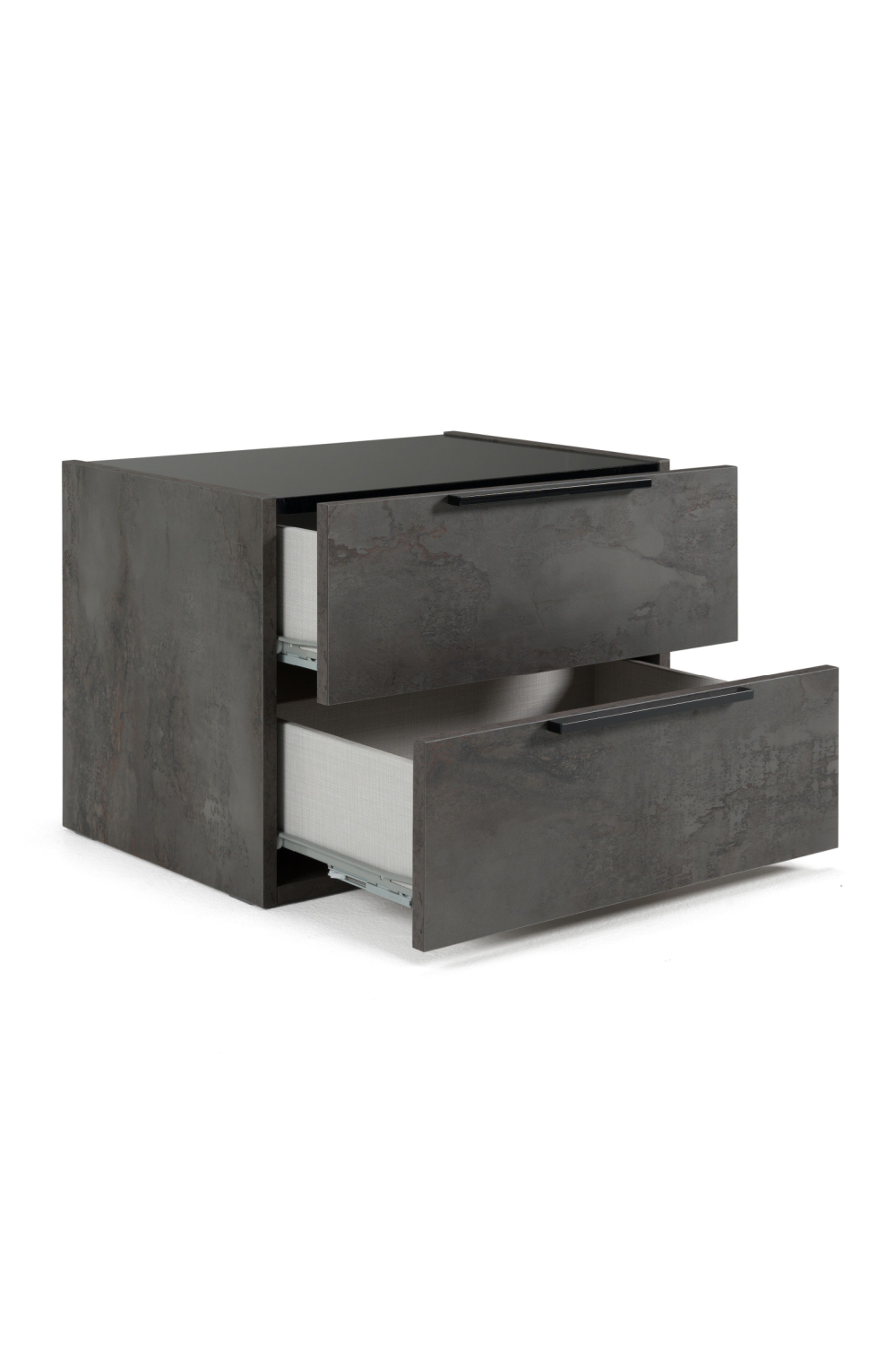 Volcano Oxide 2-Drawer Nightstand | OROA Modern Ferrara | Oroa.com