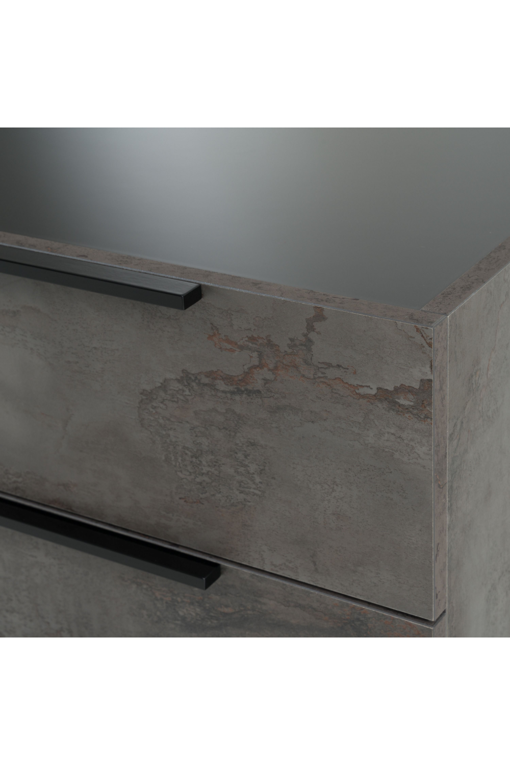Volcano Oxide 2-Drawer Nightstand | OROA Modern Ferrara | Oroa.com