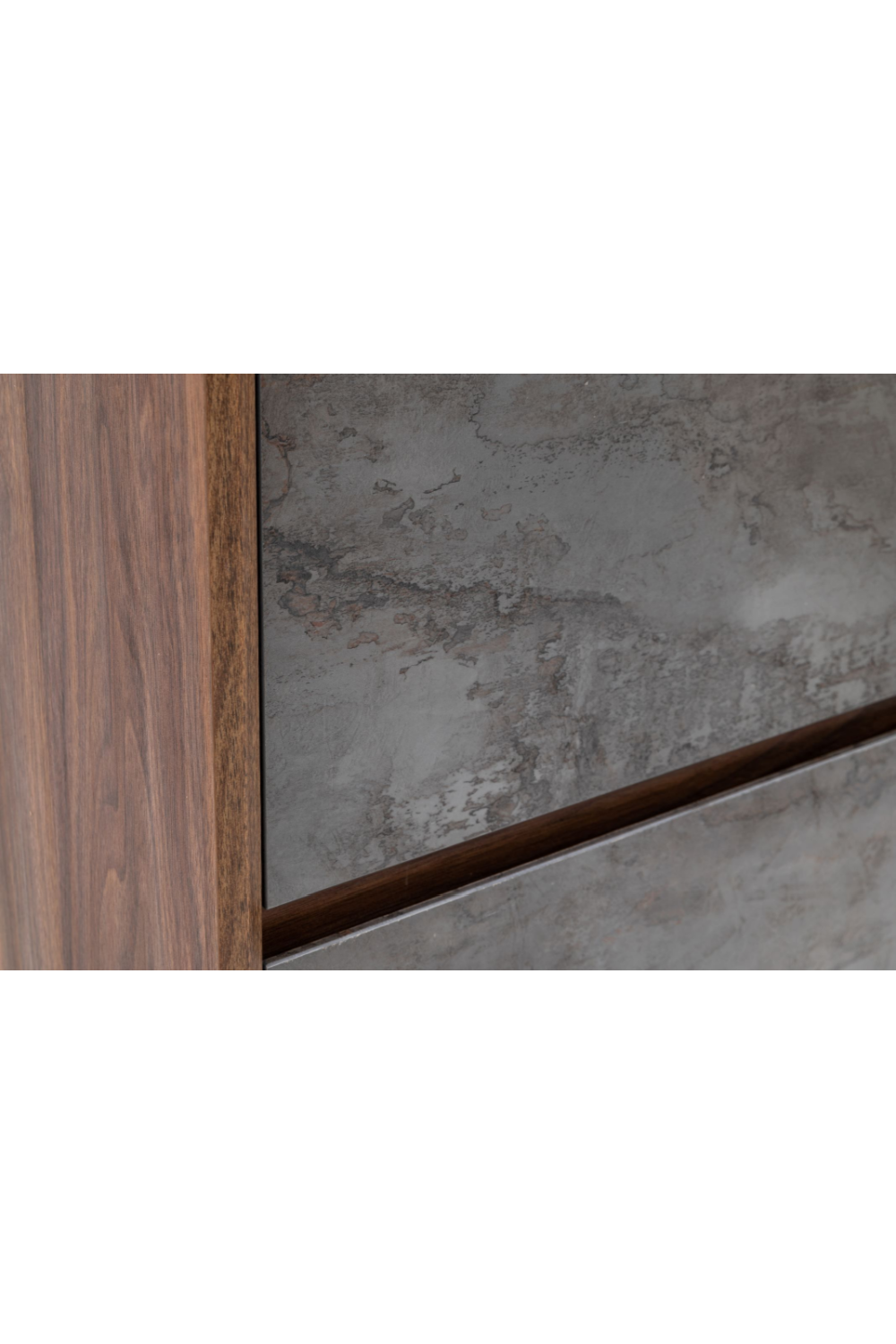 Gray Stucco 5-Drawer Chest | OROA Modern Rado | Oroa.com