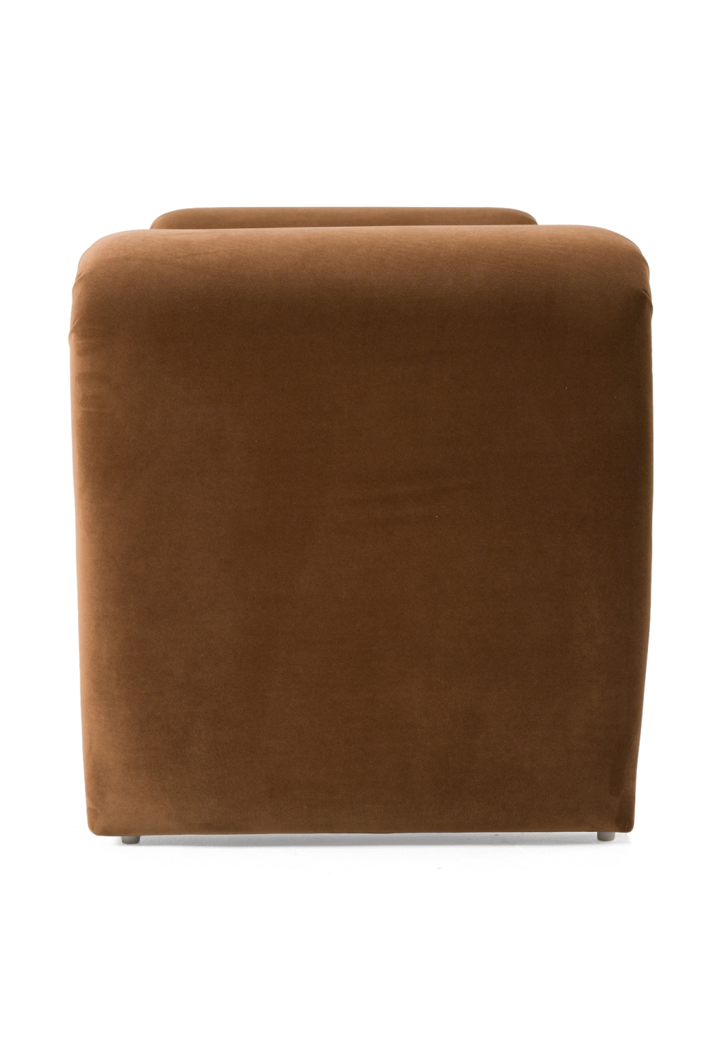 Brown Velvet Bench | OROA Modern Bentley