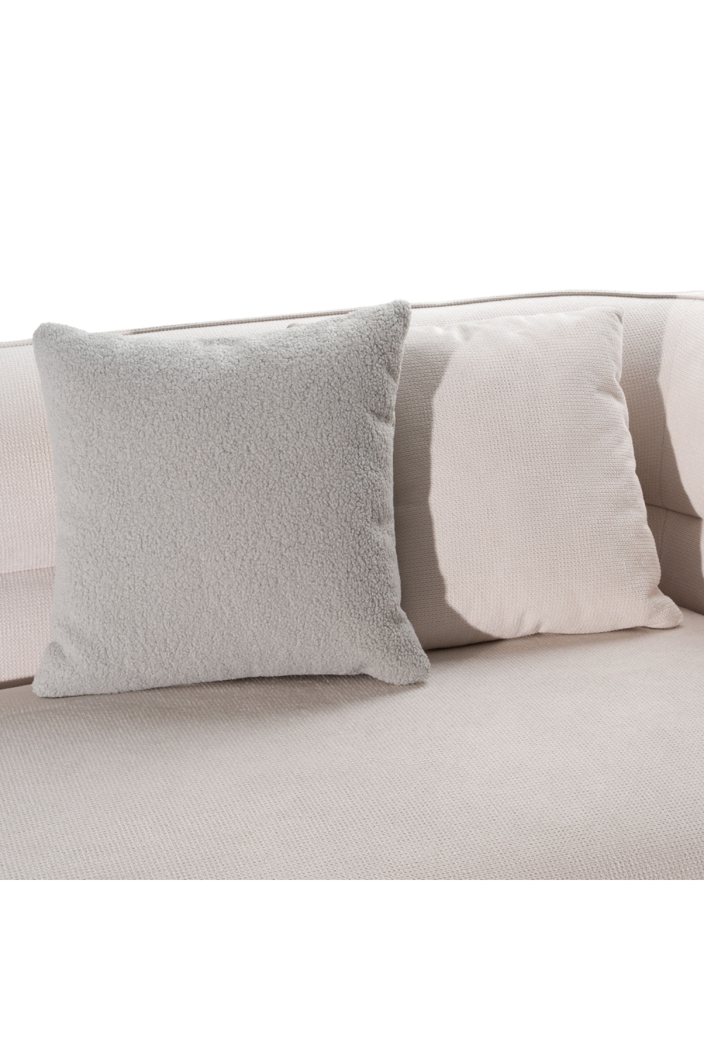 White Curved Sectional Sofa | OROA Modern Gypsy | Oroa.com