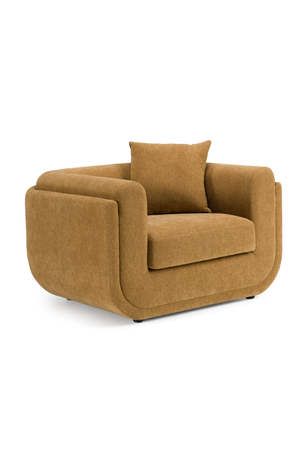 Orange Fabric Lounge Chair | OROA Modern Tiene | Oroa.com