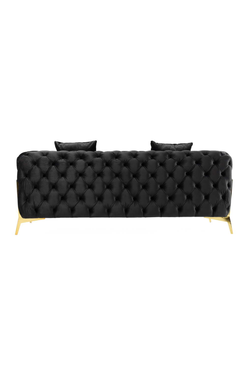 Button-Tufted Velvet Loveseat | OROA Modern Clarice | Oroa.com
