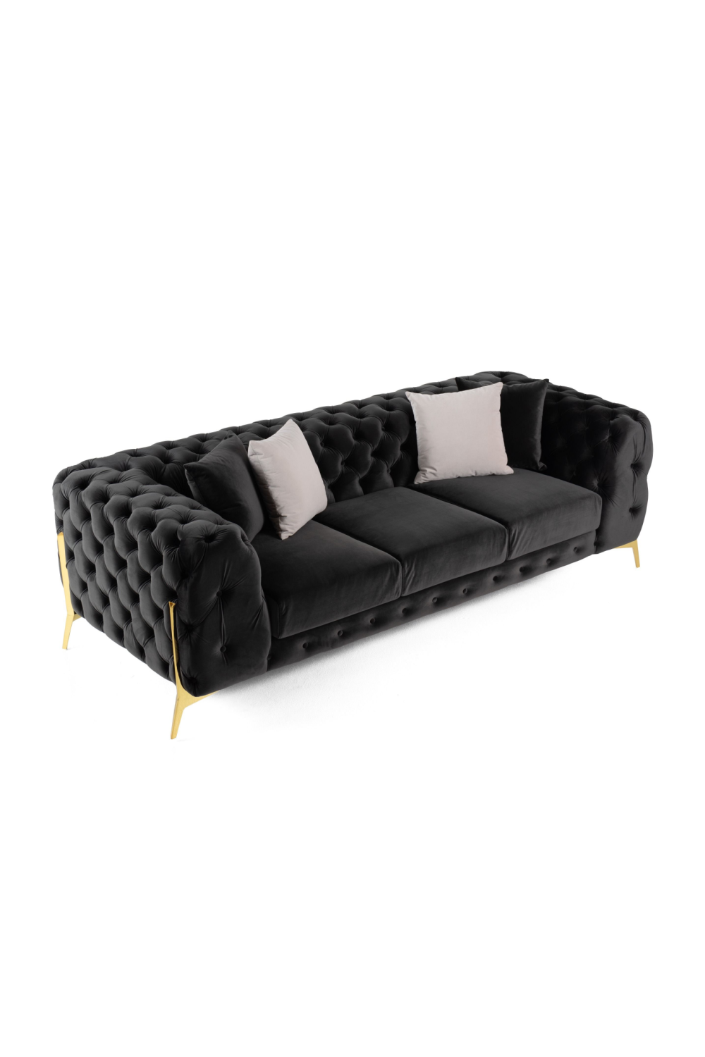 Button-Tufted Velvet Sofa | OROA Modern Clarice | Oroa.com