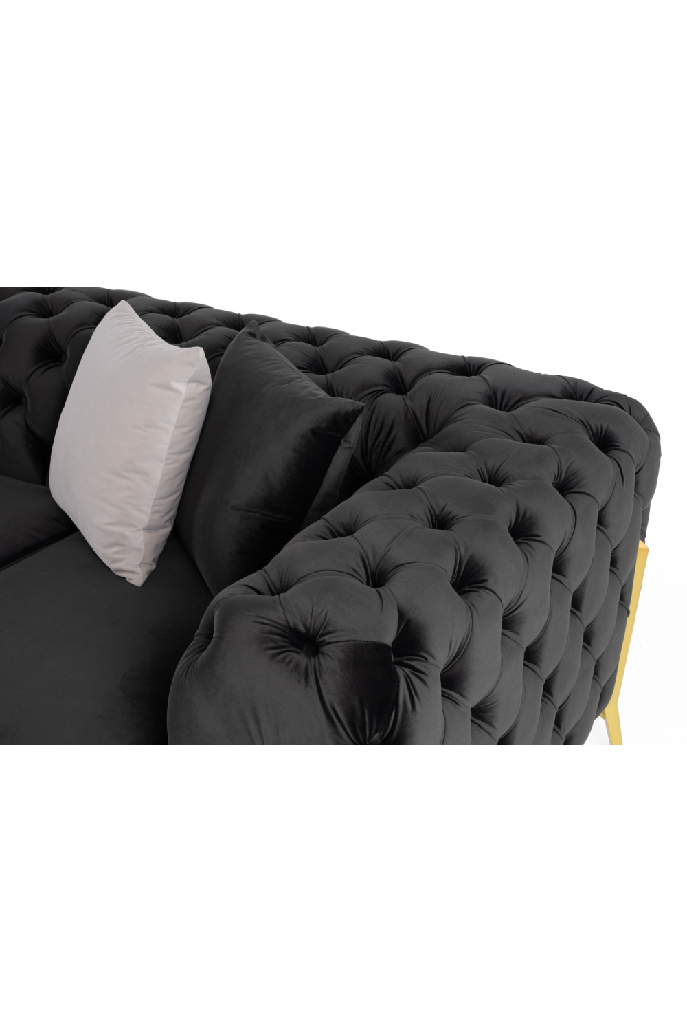 Button-Tufted Velvet Sofa | OROA Modern Clarice | Oroa.com