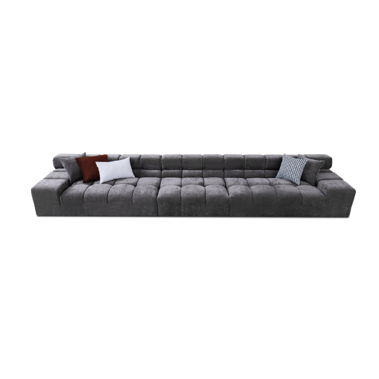 Gray Tufted Sofa | Oroa.com