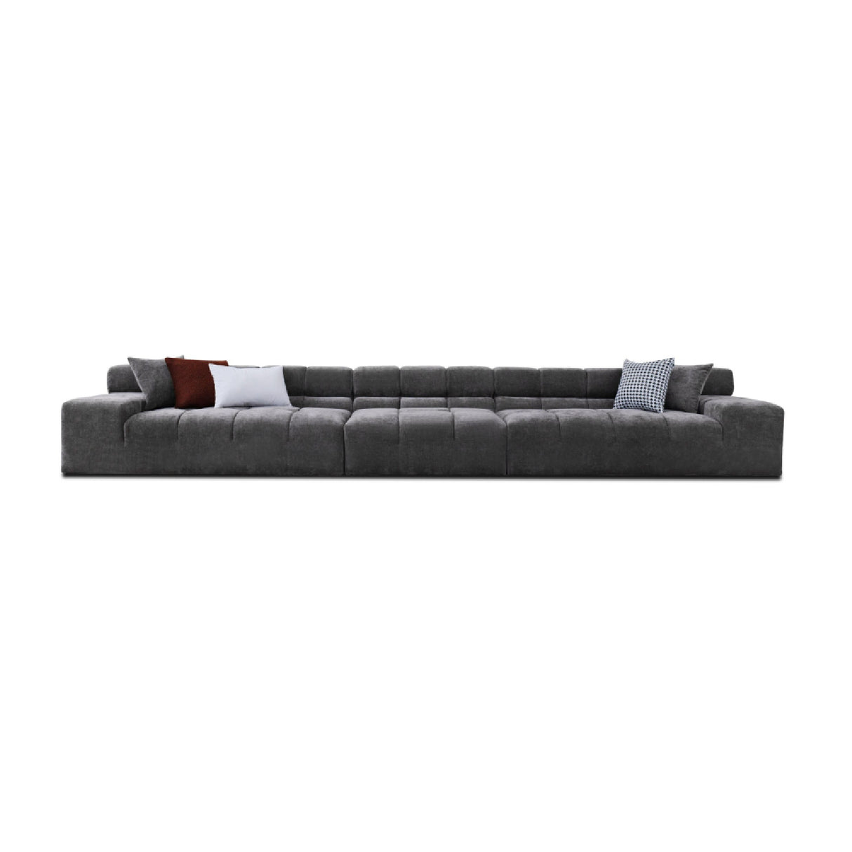Gray Tufted Sofa | Oroa.com
