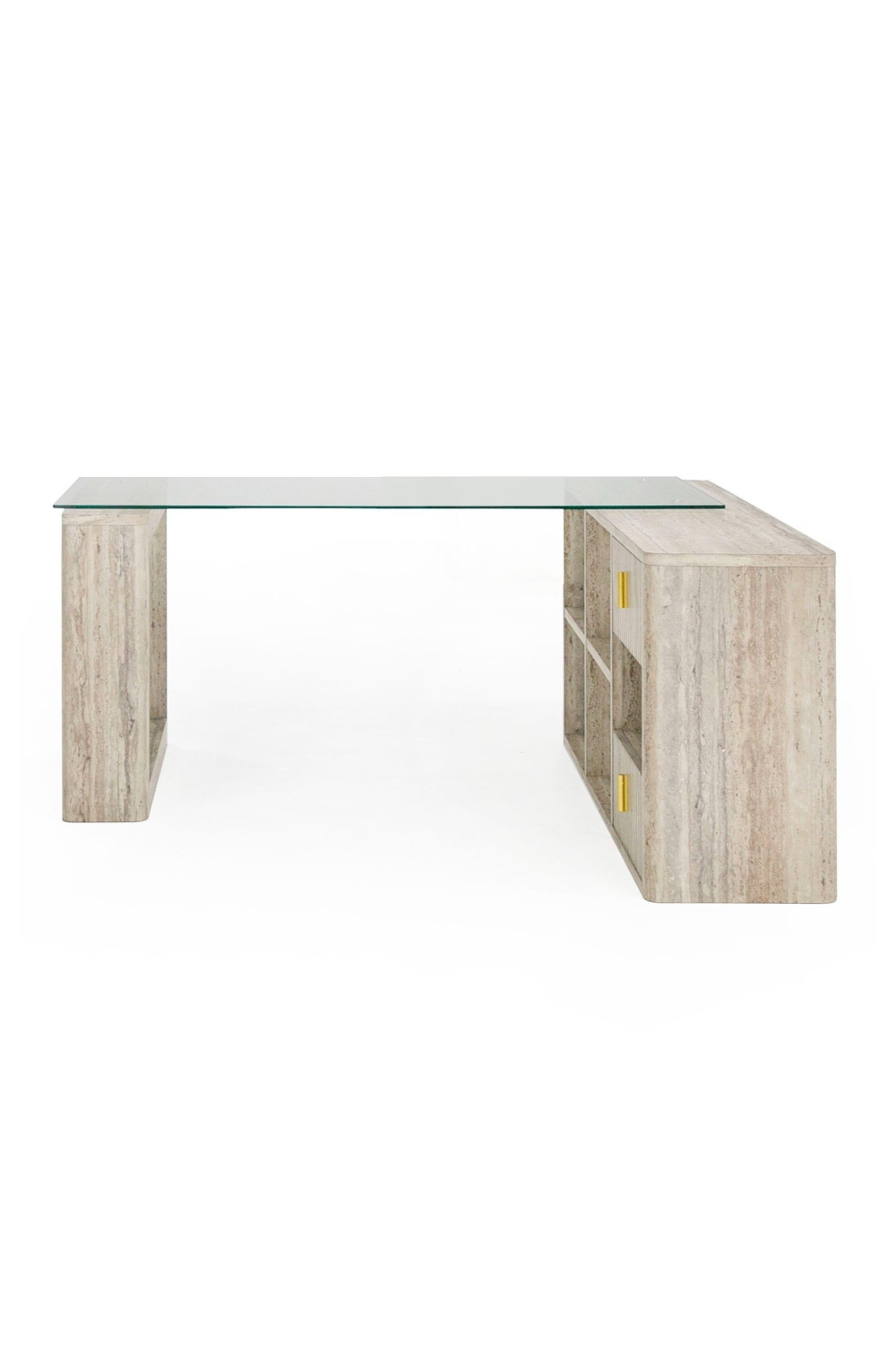 Travertine Reversible Desk | OROA Modern Roma | Oroa.com