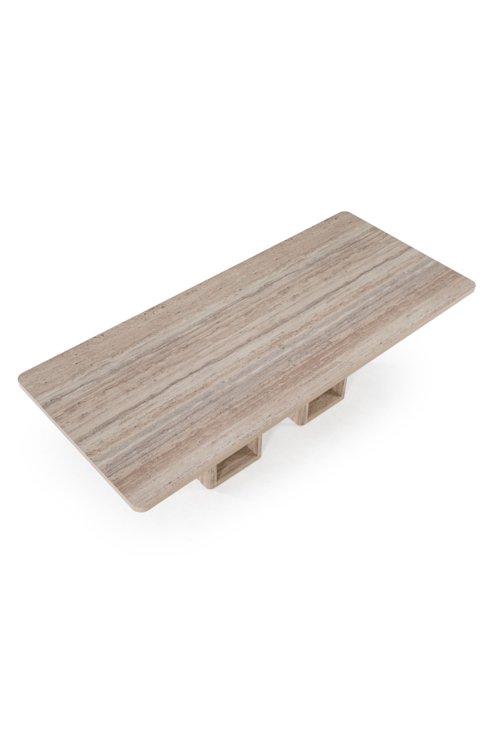 Rectangular Travertine Dining Table | OROA Modern Roma | Oroa.com