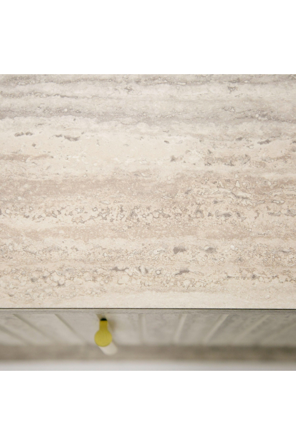 Travertine Inspired 1-Drawer Nightstand | Oroa.com