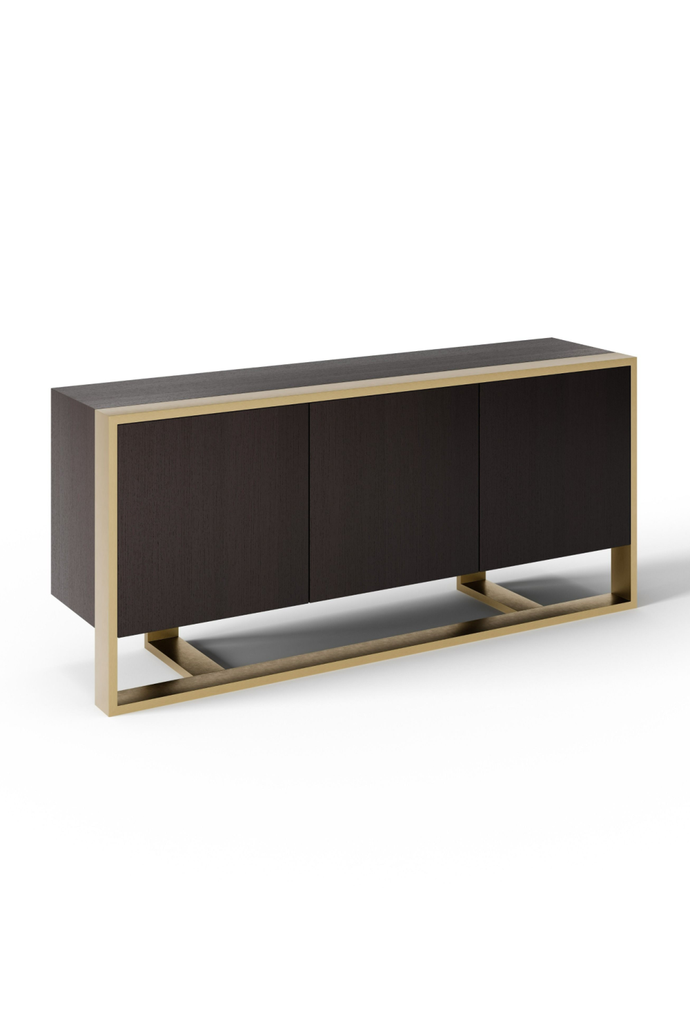 Wenge Veneer 3-Door Sideboard | Oroa.com