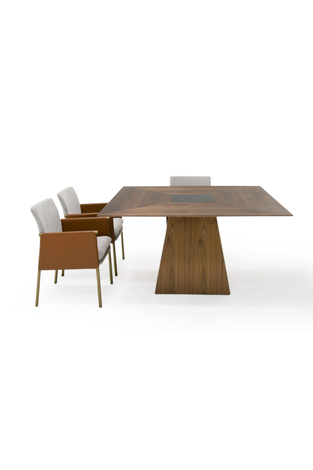 Pedestal Base Square Dining Table | OROA Modern Cora | Oroa.com