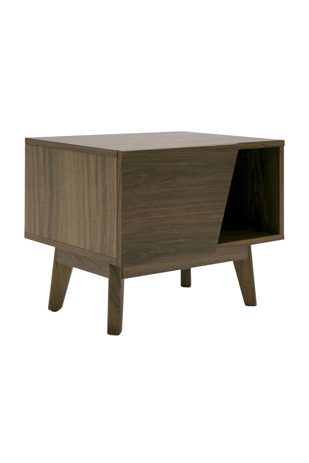 Solid Wood 1-Drawer Nightstand | OROA Modern Abelard | Oroa.com