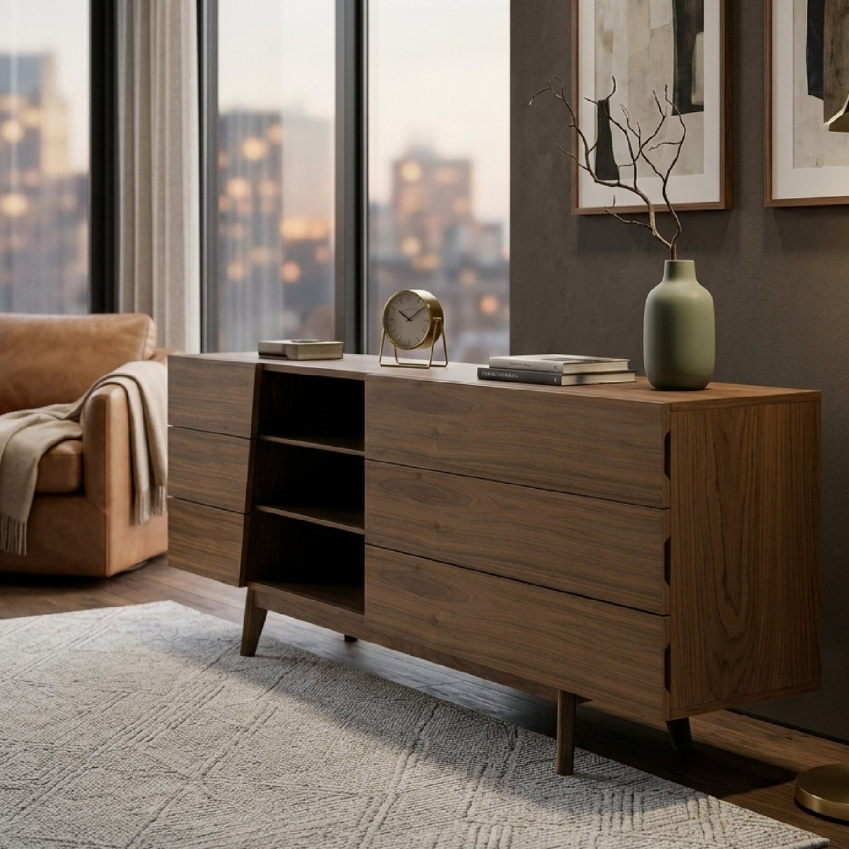 Solid Wood 6-Drawer Dresser | Oroa.com