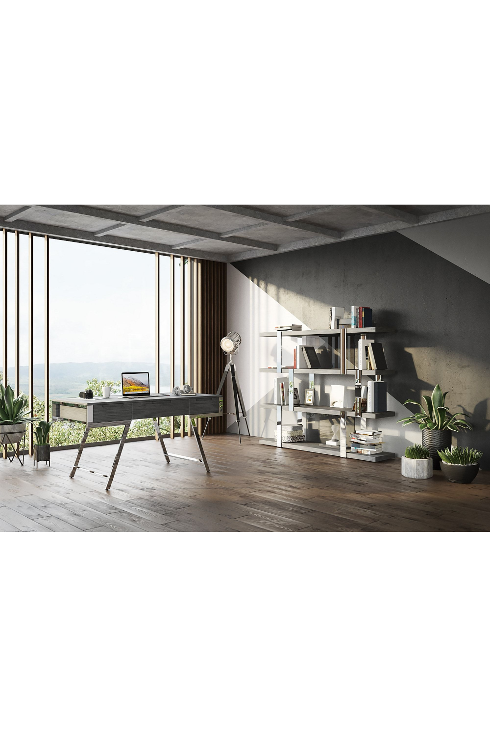 Gray Elm Office Desk | Oroa.com