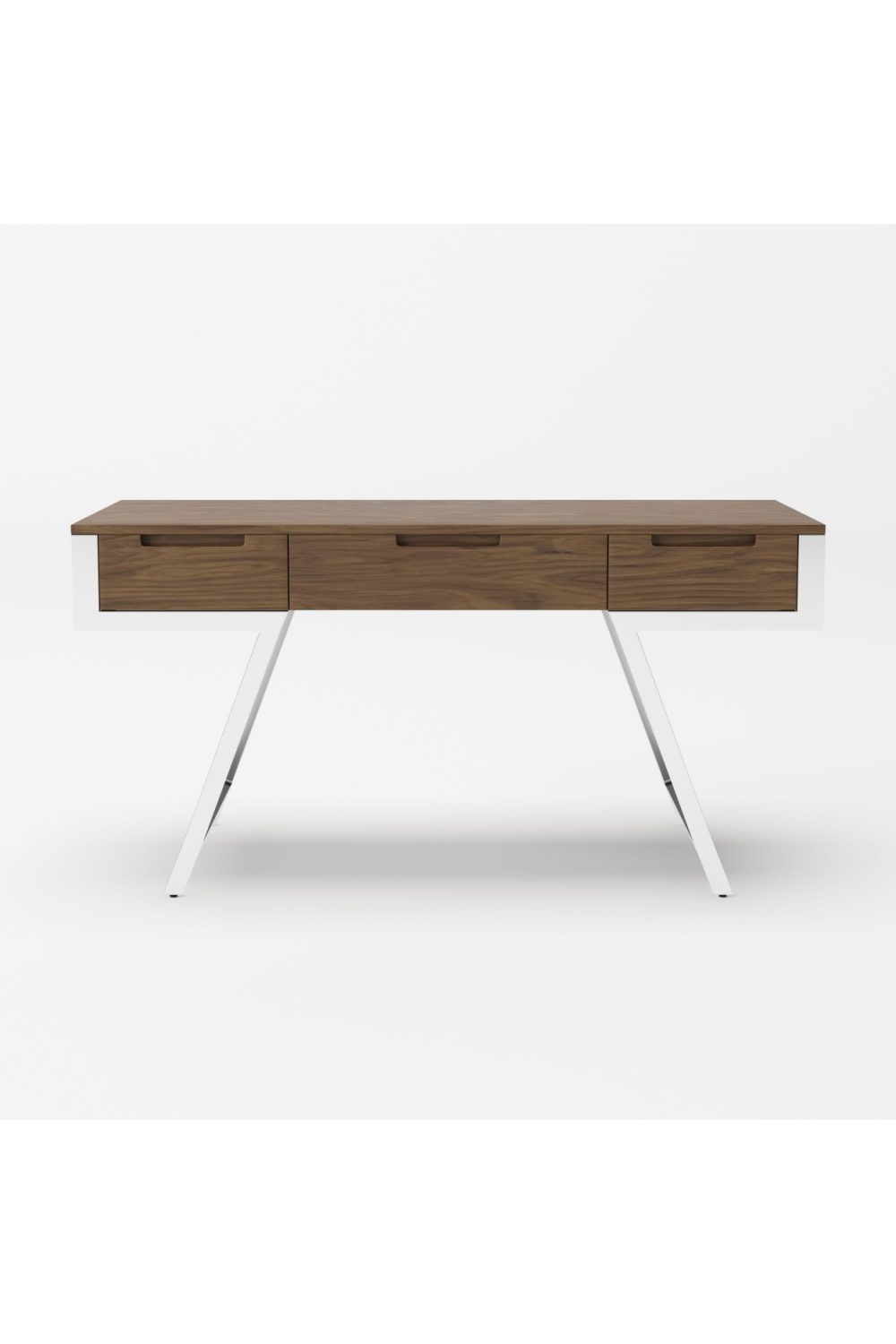 American Walnut 3-Drawer Desk | OROA Modern Dessart | Oroa.com