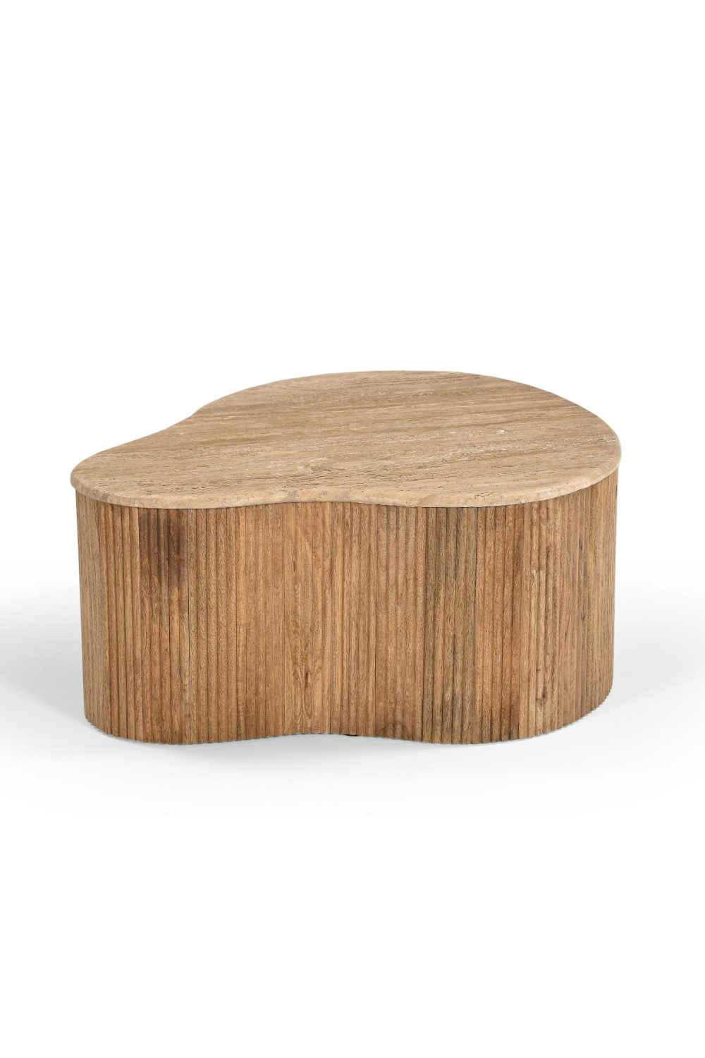 Freeform Travertine Coffee Table Set (3) | OROA Modern Matador | Oroa.com