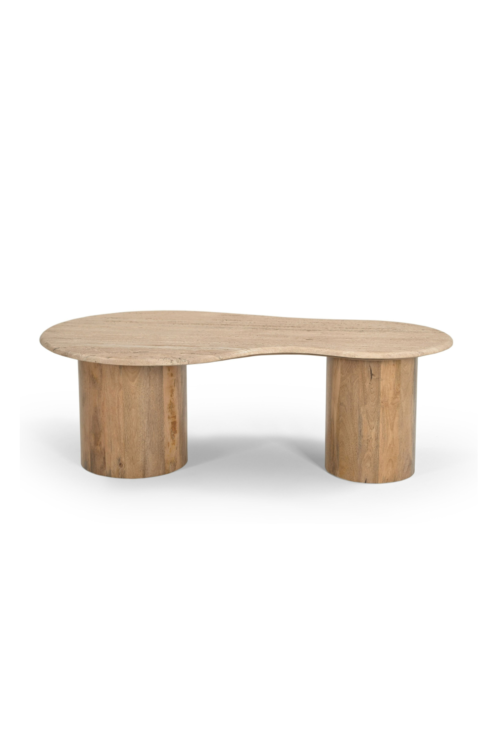 Freeform Travertine Marble Coffee Table | OROA Modern Sanford | Oroa.com