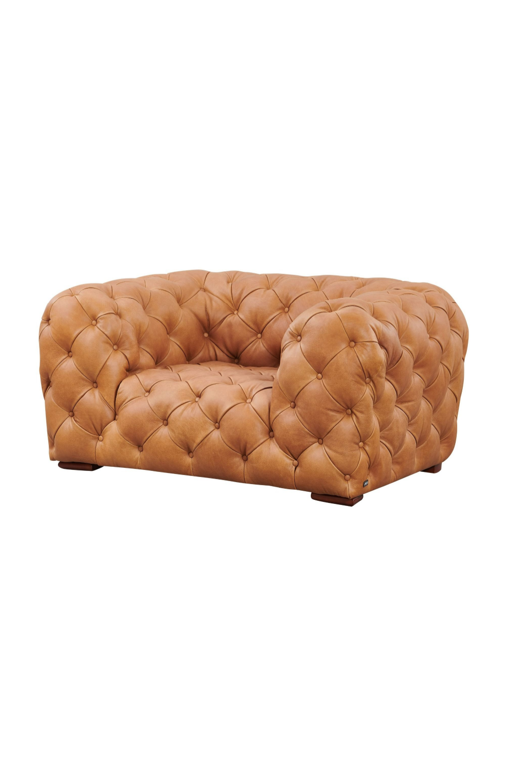 Tufted Italian Leather Lounge Chair | OROA Modern Dexter | Oroa.com