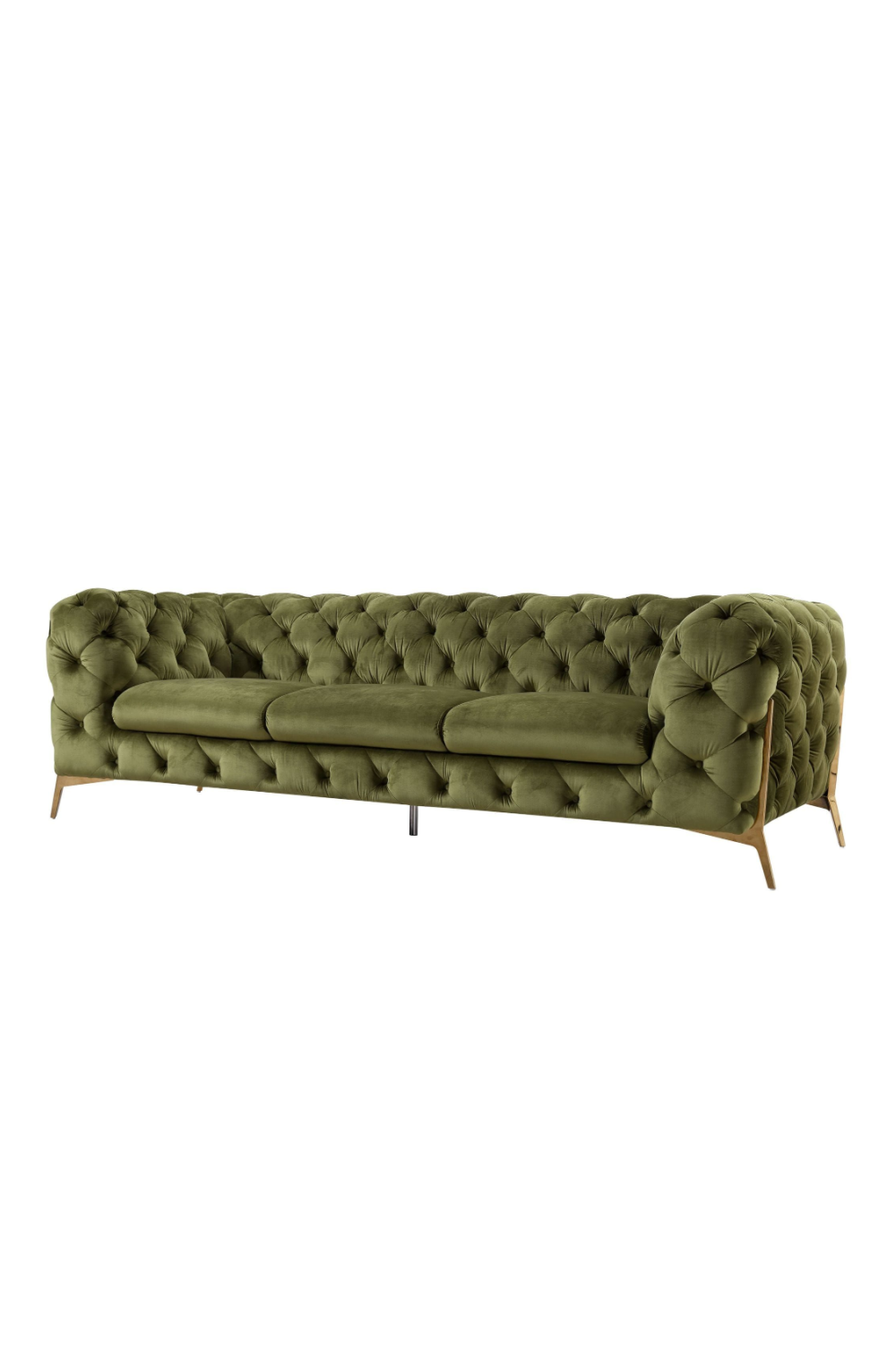 Green Velvet Tufted Sofa | OROA Modern Sheila | Oroatrade.com