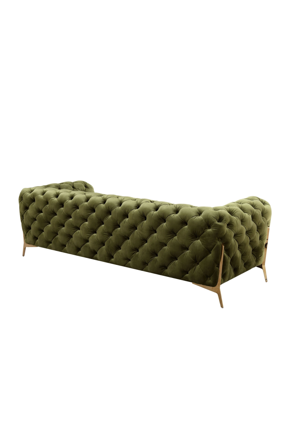 Green Velvet Tufted Sofa | OROA Modern Sheila | Oroatrade.com