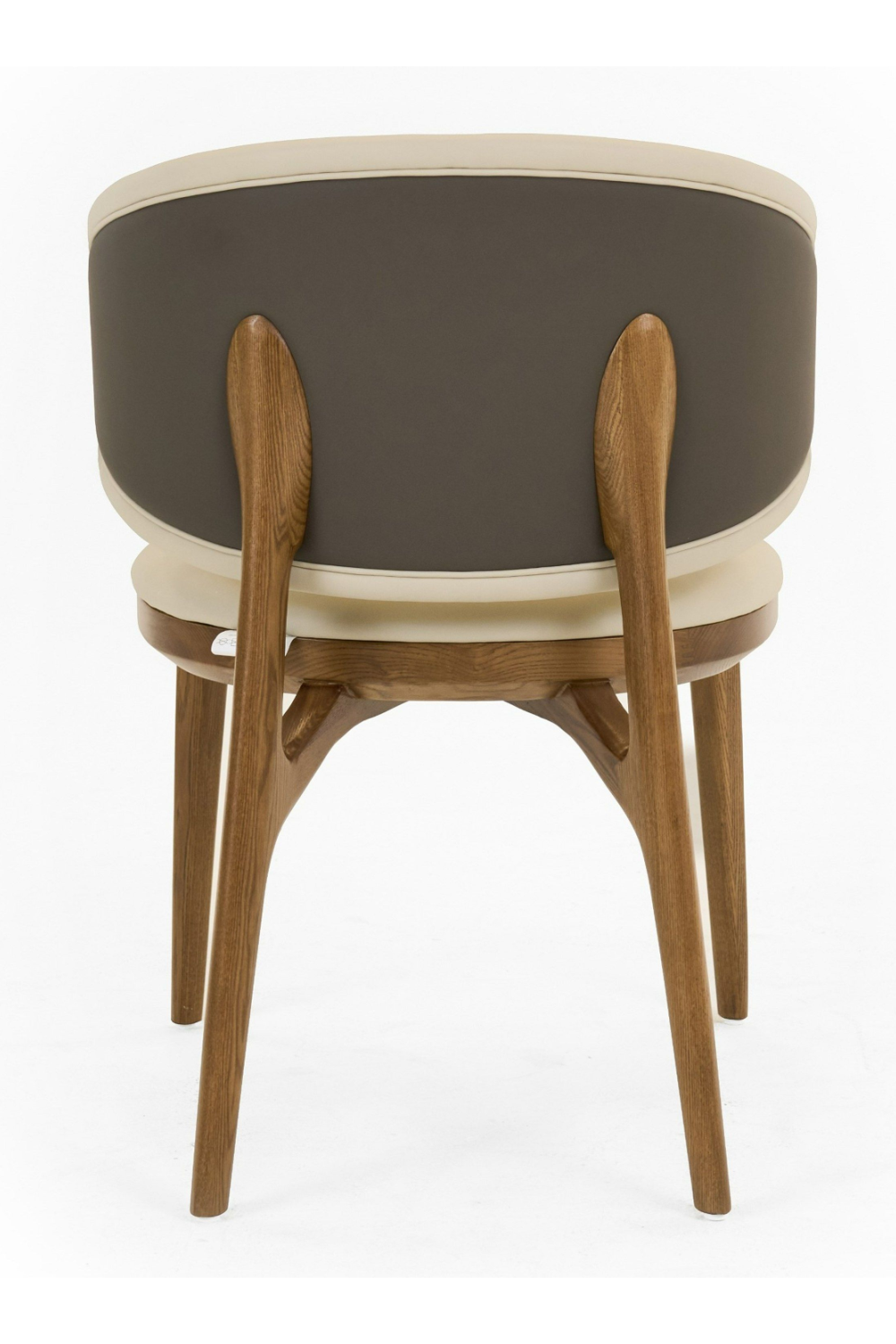 Cream Vegan Leather Dining Chair | Oroa.com
