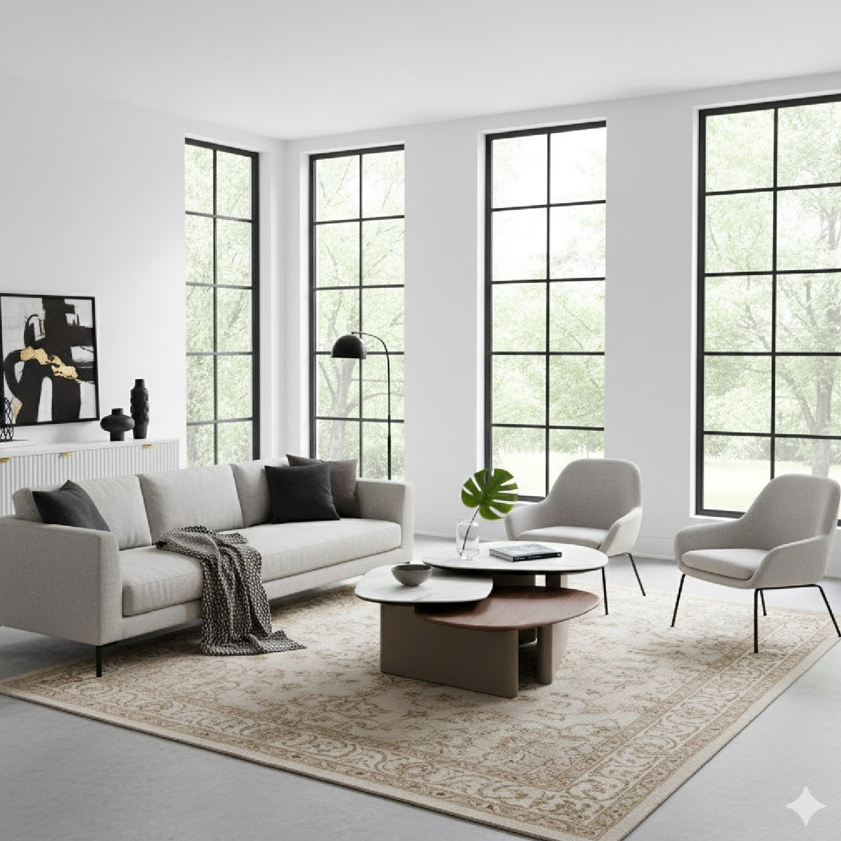 Triple Top Coffee Table | Oroa.com