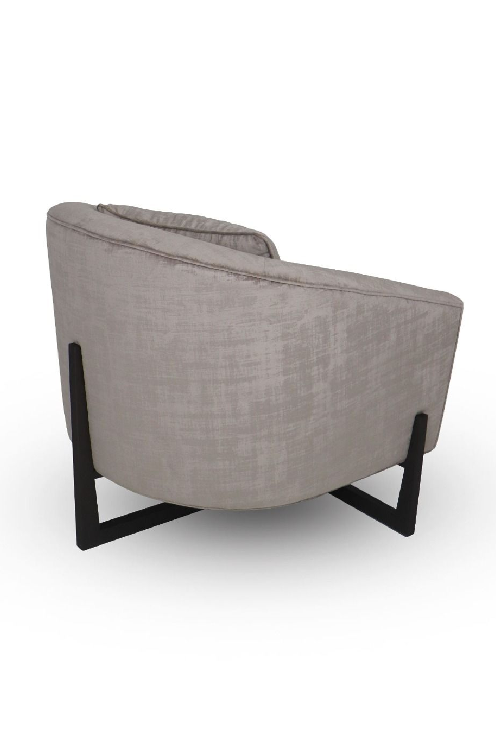 Curved Gray Accent Chair | OROA Modern Forbis | Oroa.com