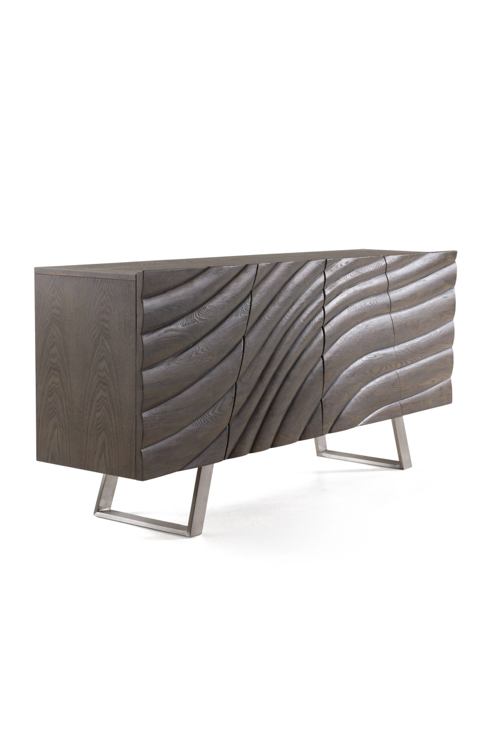 Wave Patterned Ash Sideboard | OROA Modern Finley | Oroa.com