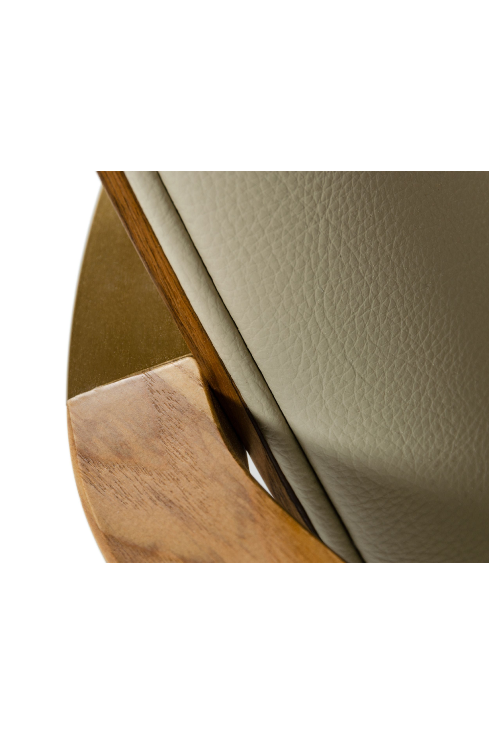 Taupe Vegan Leather Dining Armchair | OROA Modern Rexford | Oroa.com